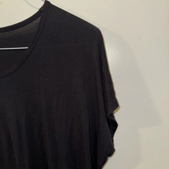 Women’s Land End Black Short Sleeve Shirt Size Large - Picture 4 of 4